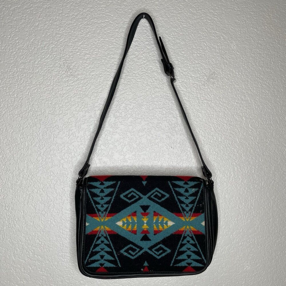 Pendleton Flap Shoulder Bag Purse